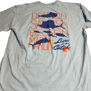 Costa pre loved mens size large blue t-shirt